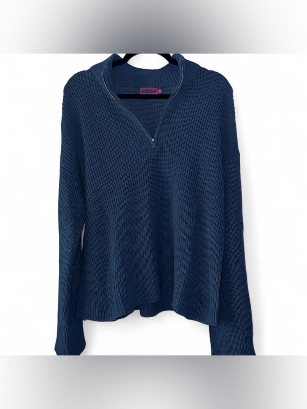 Edikted Half-Zip Knit Sweater size M!